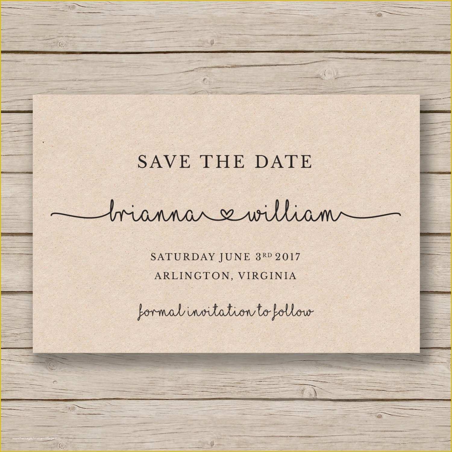 Free Printable Save The Date Templates Of Save The Date Printable 