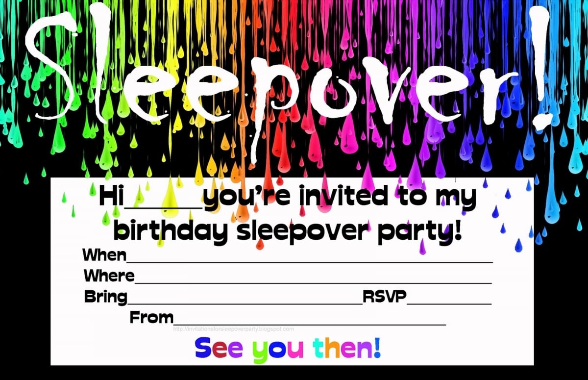 Free Printable Slumber Party Invitations Girls Zebra Free Printable Slumber Party Invitations Girls Zebra