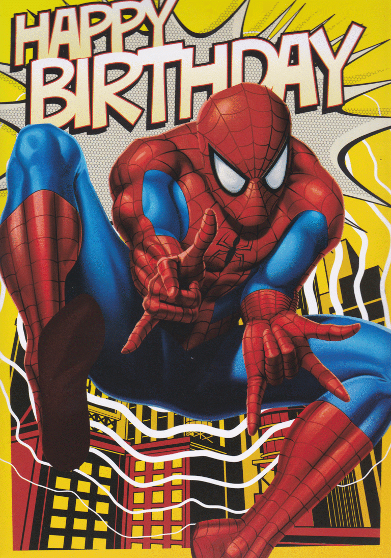 Free Printable Spiderman Birthday Card Printable Templates Free