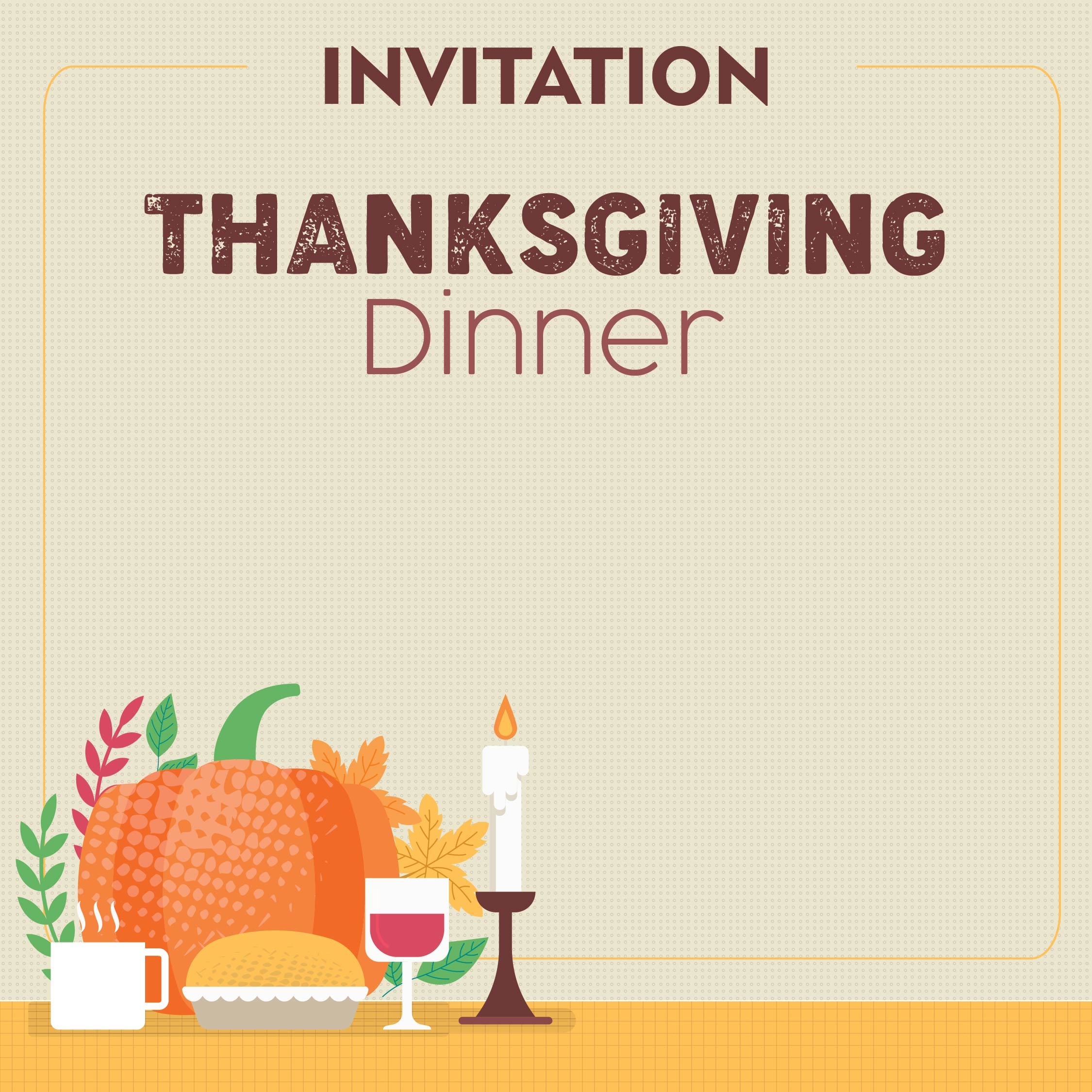 Free Printable Thanksgiving Invitations
