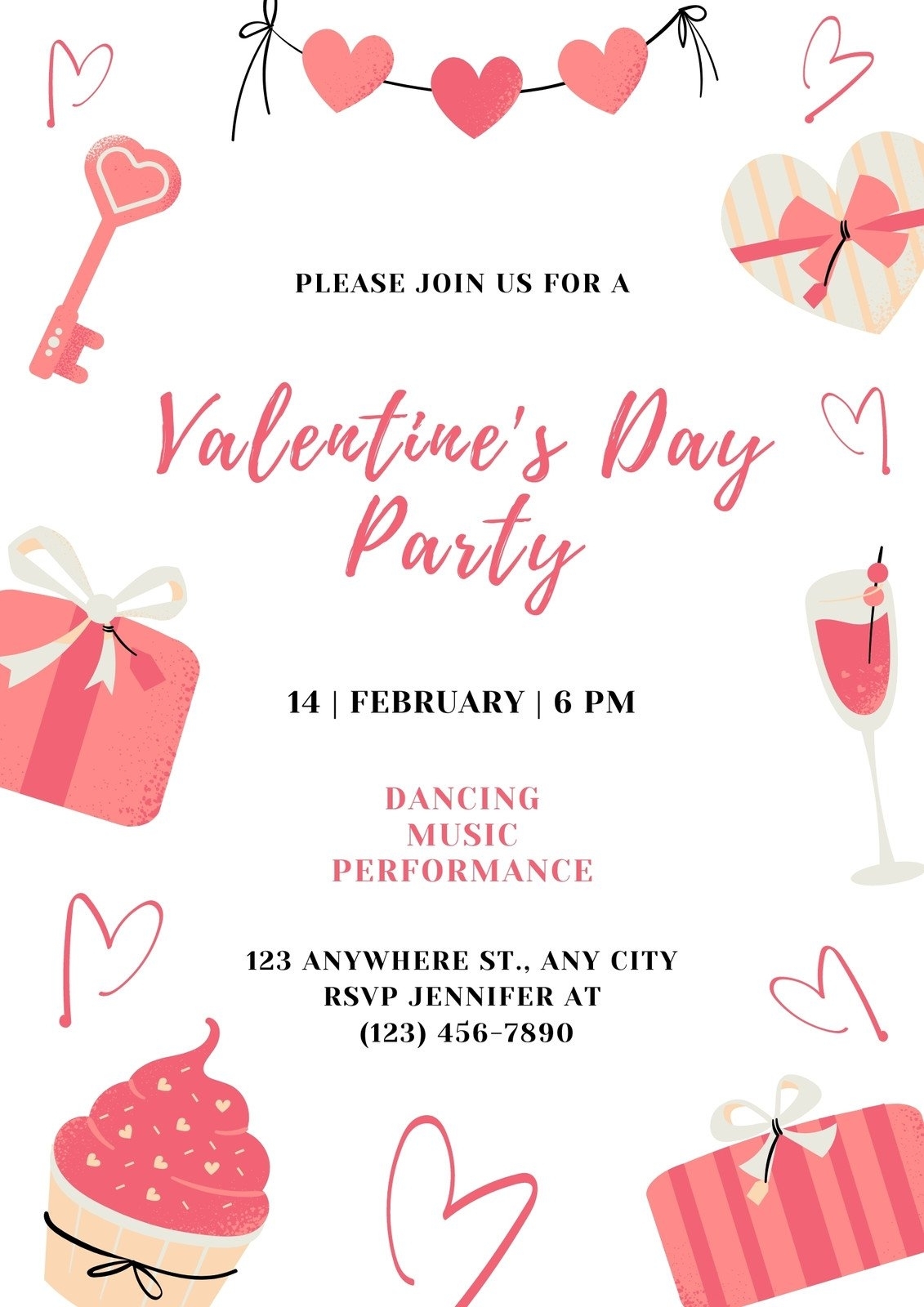 Free Printable Valentine Invitation Templates Free Printable