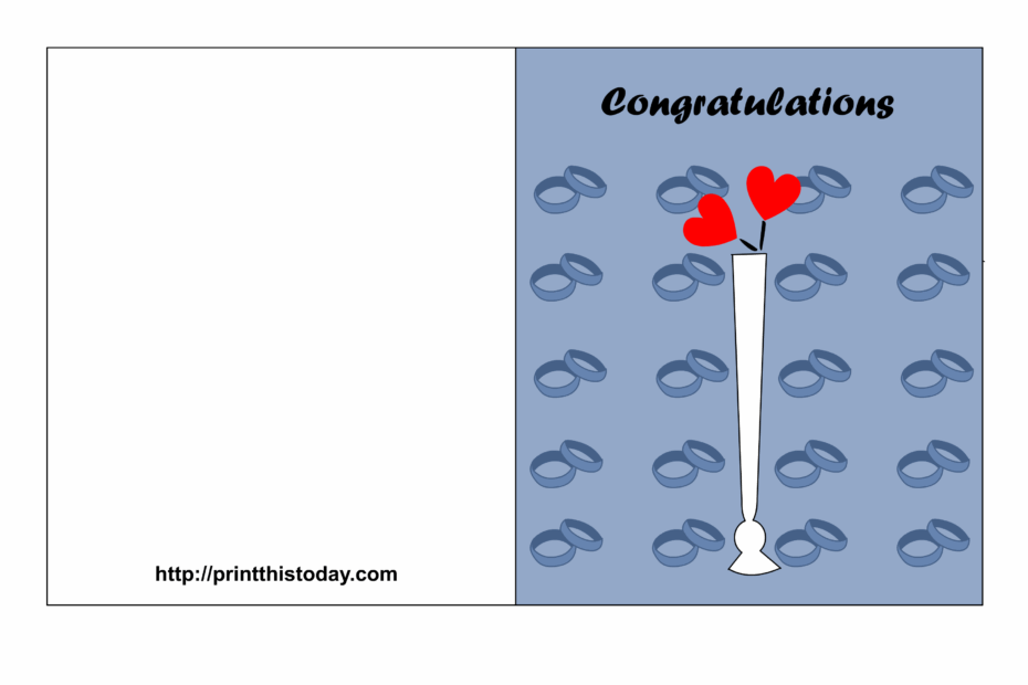 Free Printable Wedding Congratulations Cards