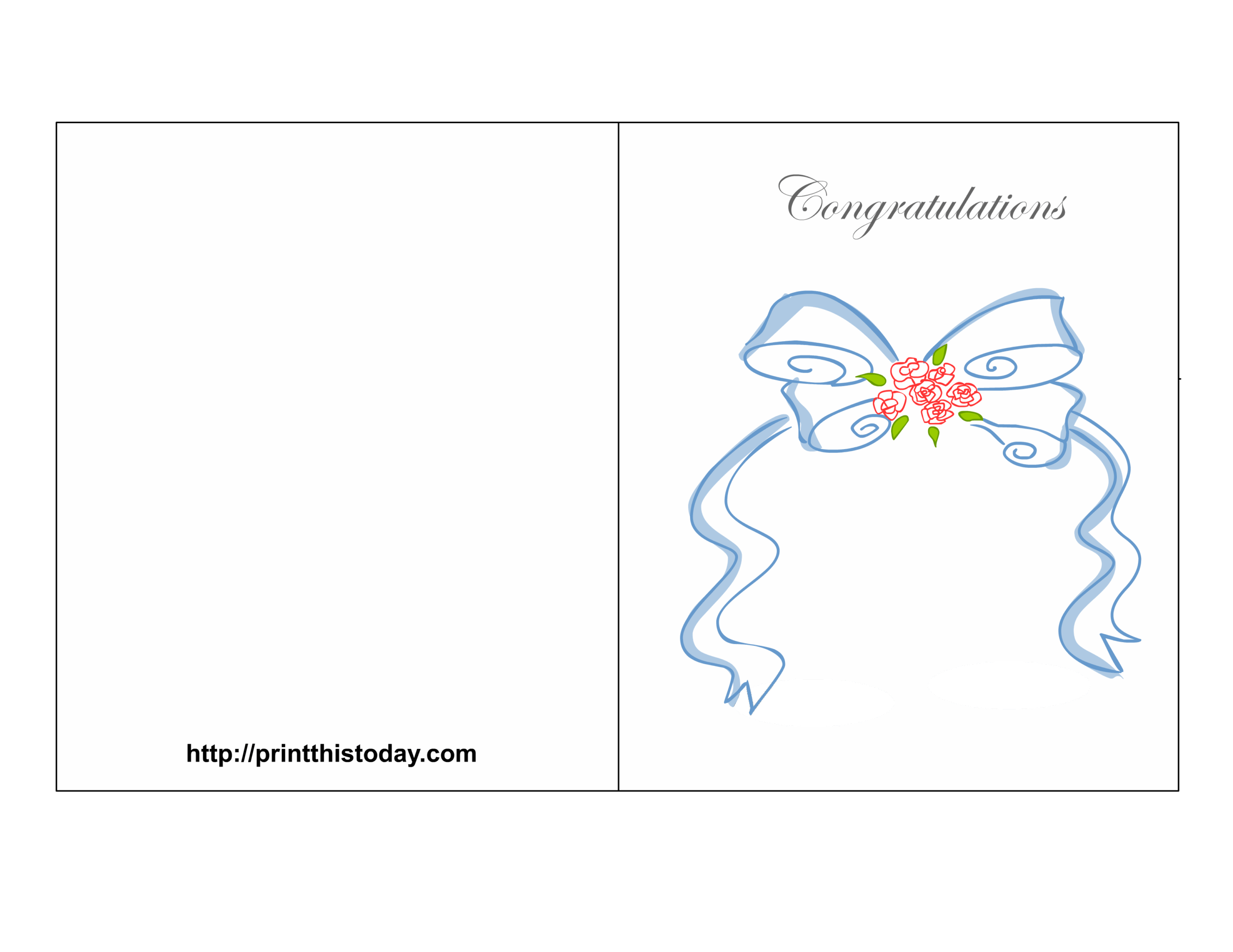 Free Printable Wedding Congratulations Cards