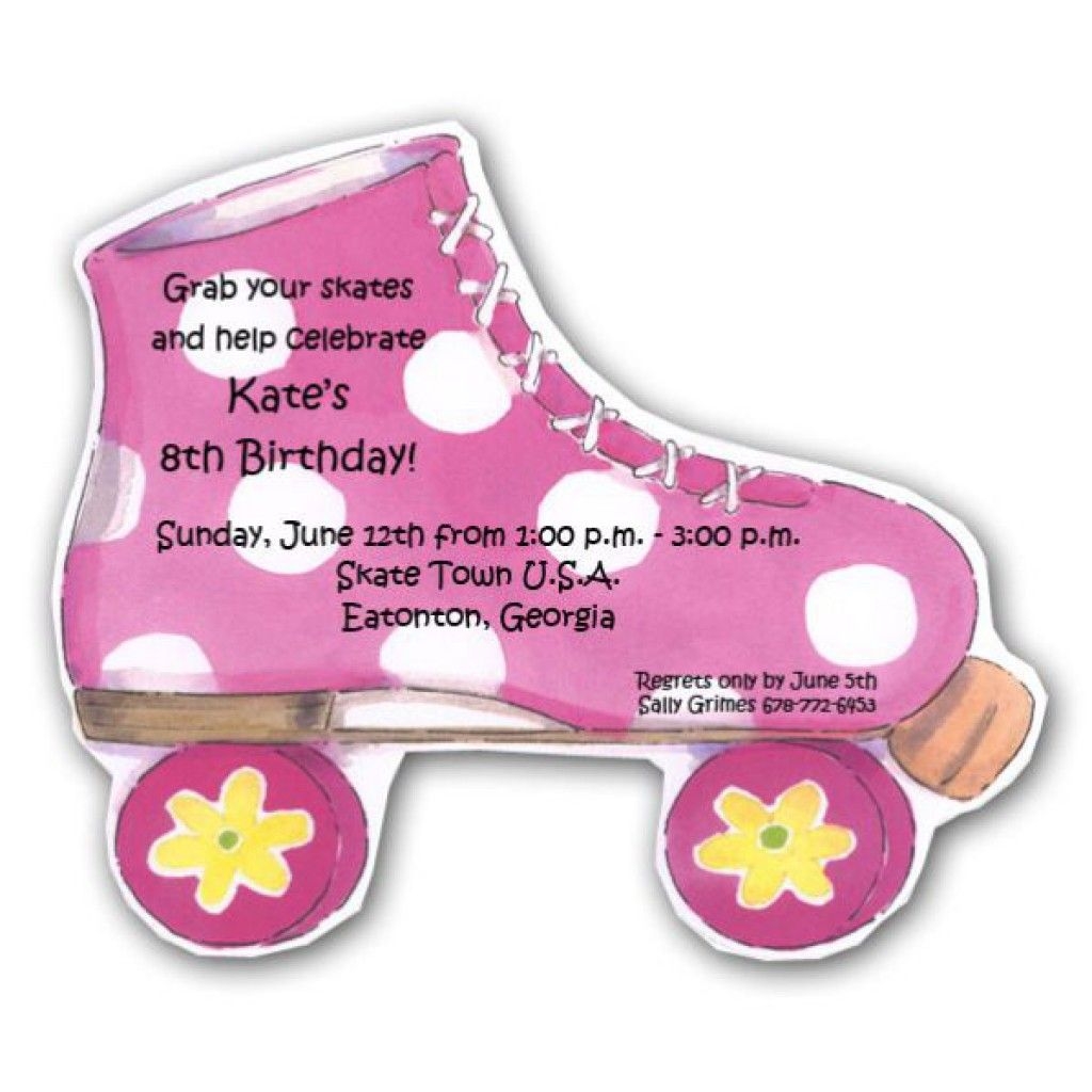 Free Roller Skate Invitation Template 2015 Roller Skating Birthday 