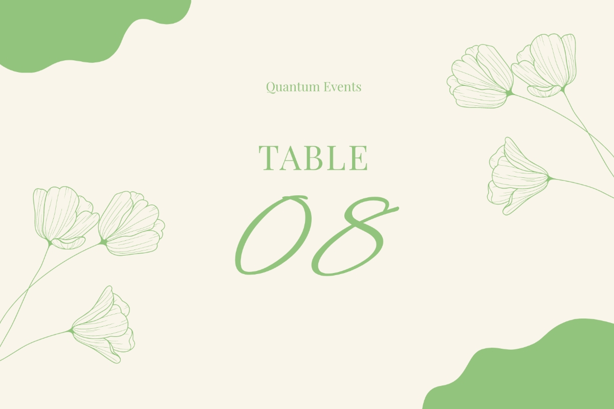 FREE Table Card Templates Examples Edit Online Download 