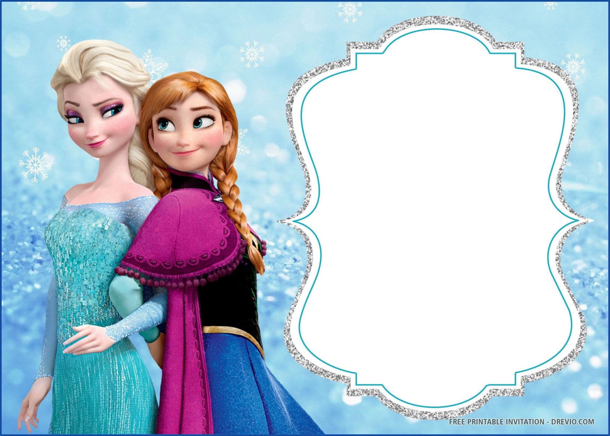 Frozen Birthday Invitations Templates Blank Invitations Resume 