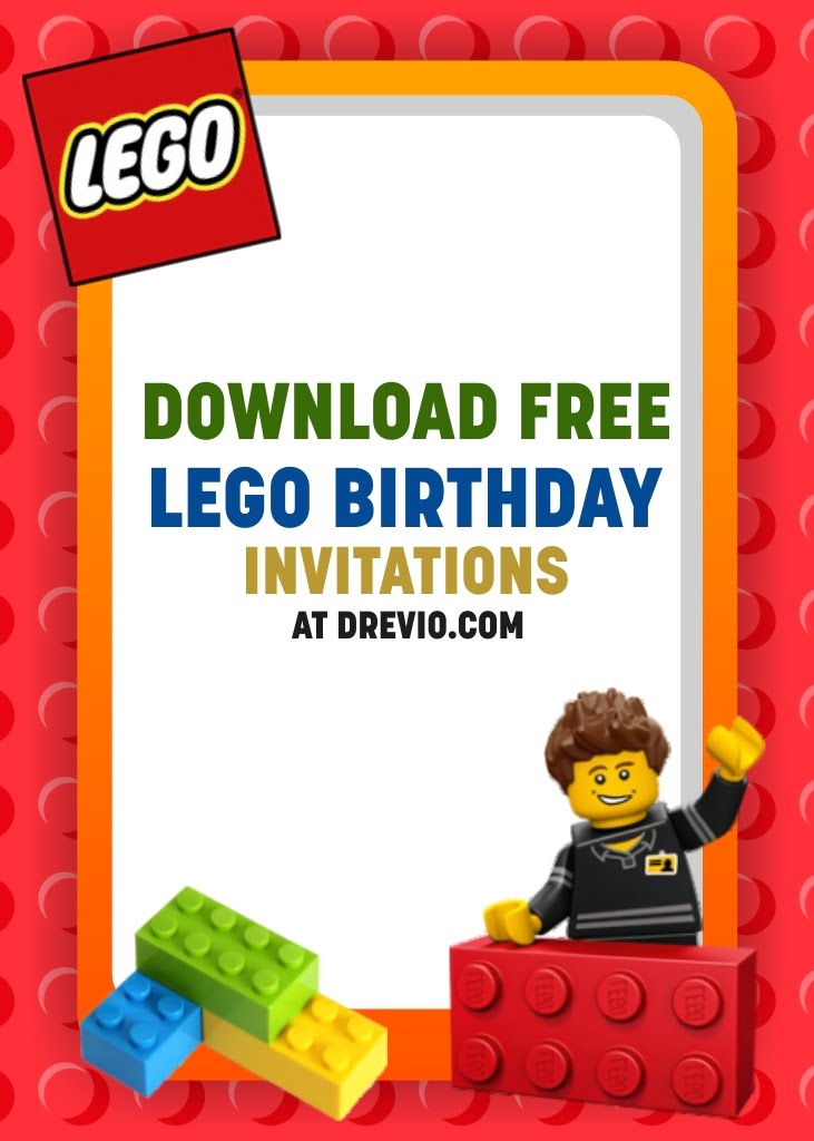 Get Lego Birthday Invitations Templates Free Gif Free Invitation Template