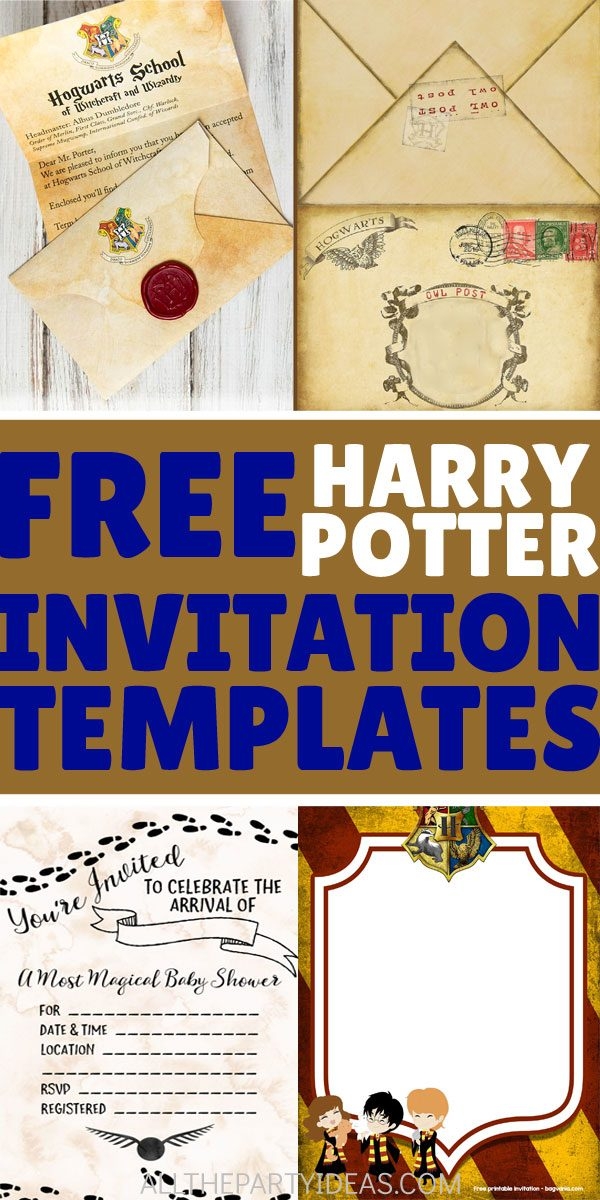 Harry Potter Invites Printable