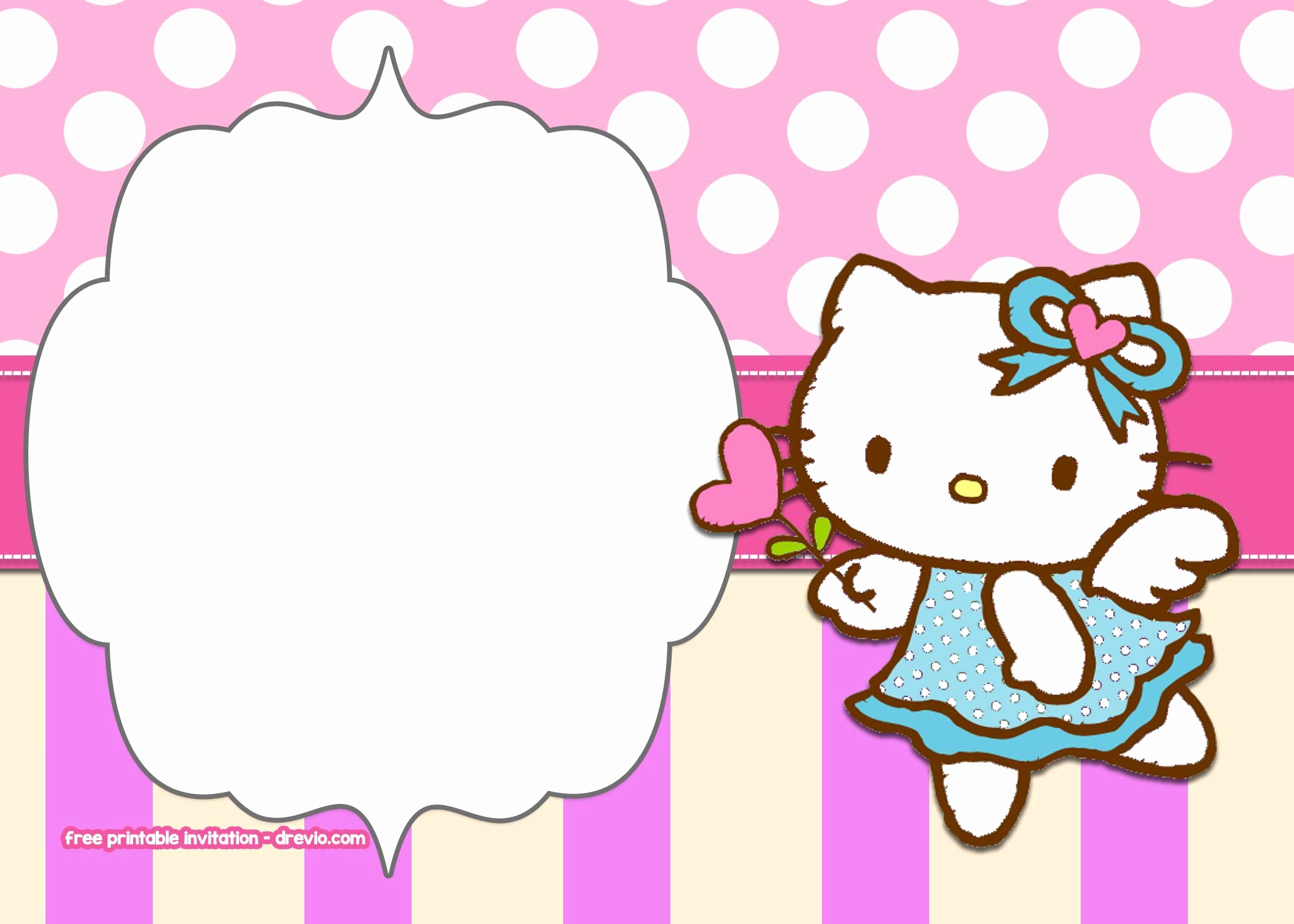 Hello Kitty Printable Invitation Luxury Free Printable Hello Kitty Pink 