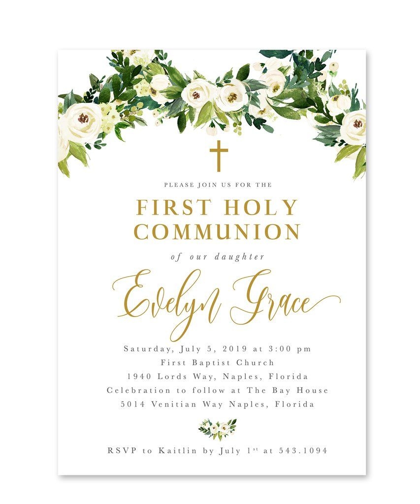 Holy Communion Invitation Template Printable Word Searches