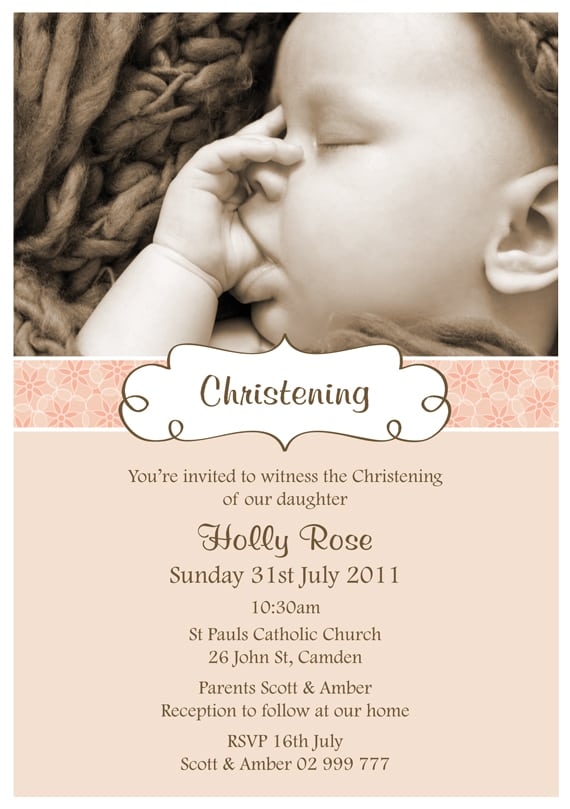 Invitations Baptism Free Printable