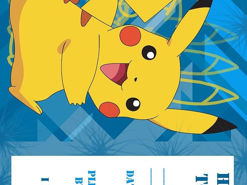 Pokemon Printable Birthday Invitations Dev onallcylinders