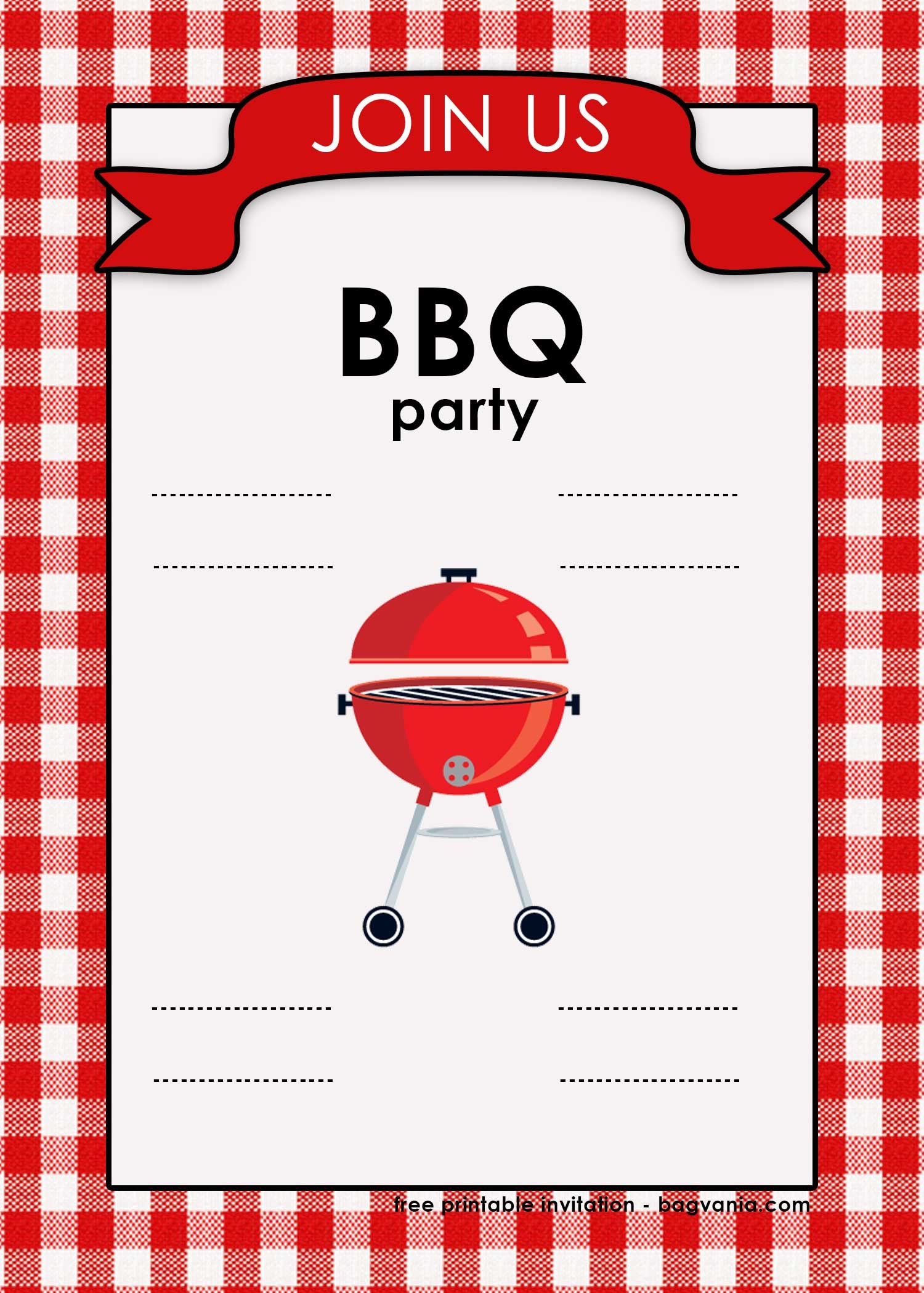 Printable Bbq Invitations Printable Word Searches