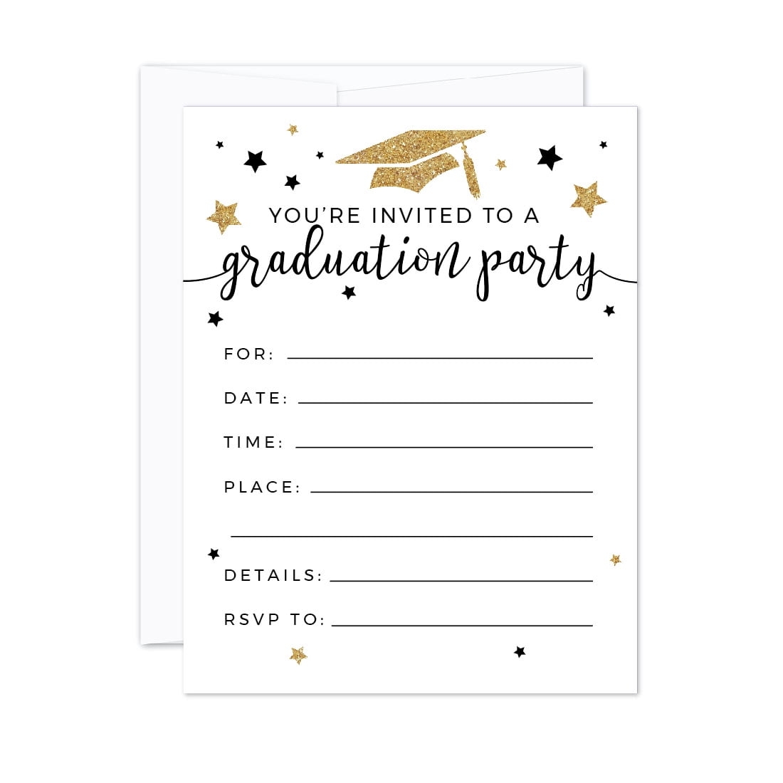 Printable Blank Graduation Invitation Template Printable Calendar