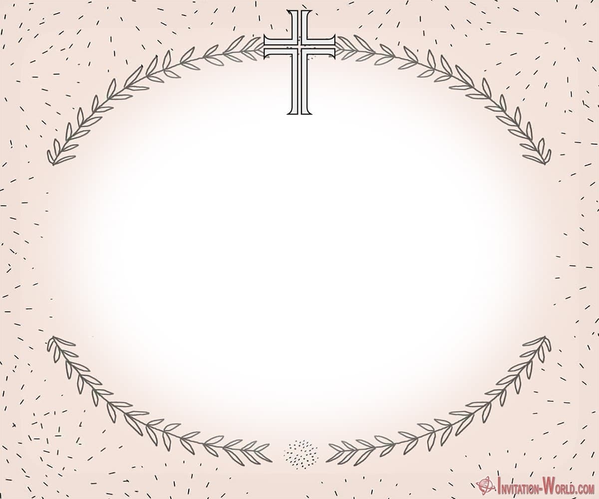 Printable Blank Holy Communion Invitation Template Printable Templates