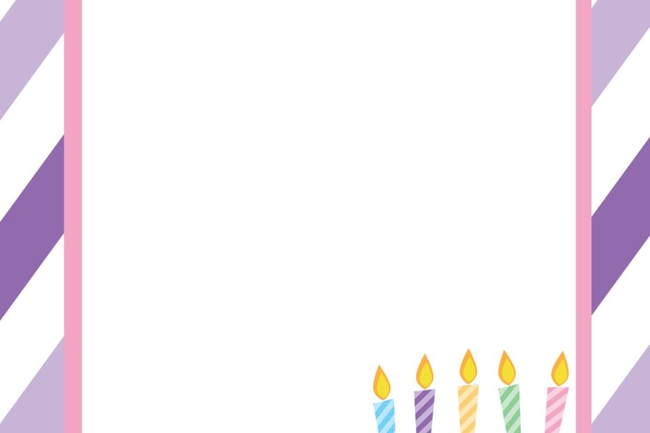 Printable Blank Invitation Template