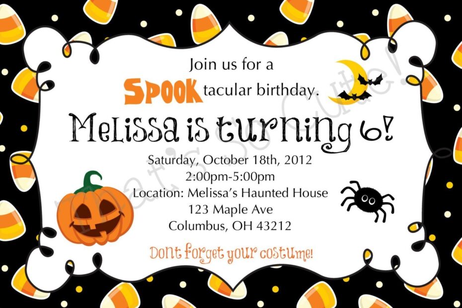 Printable Halloween Invitations