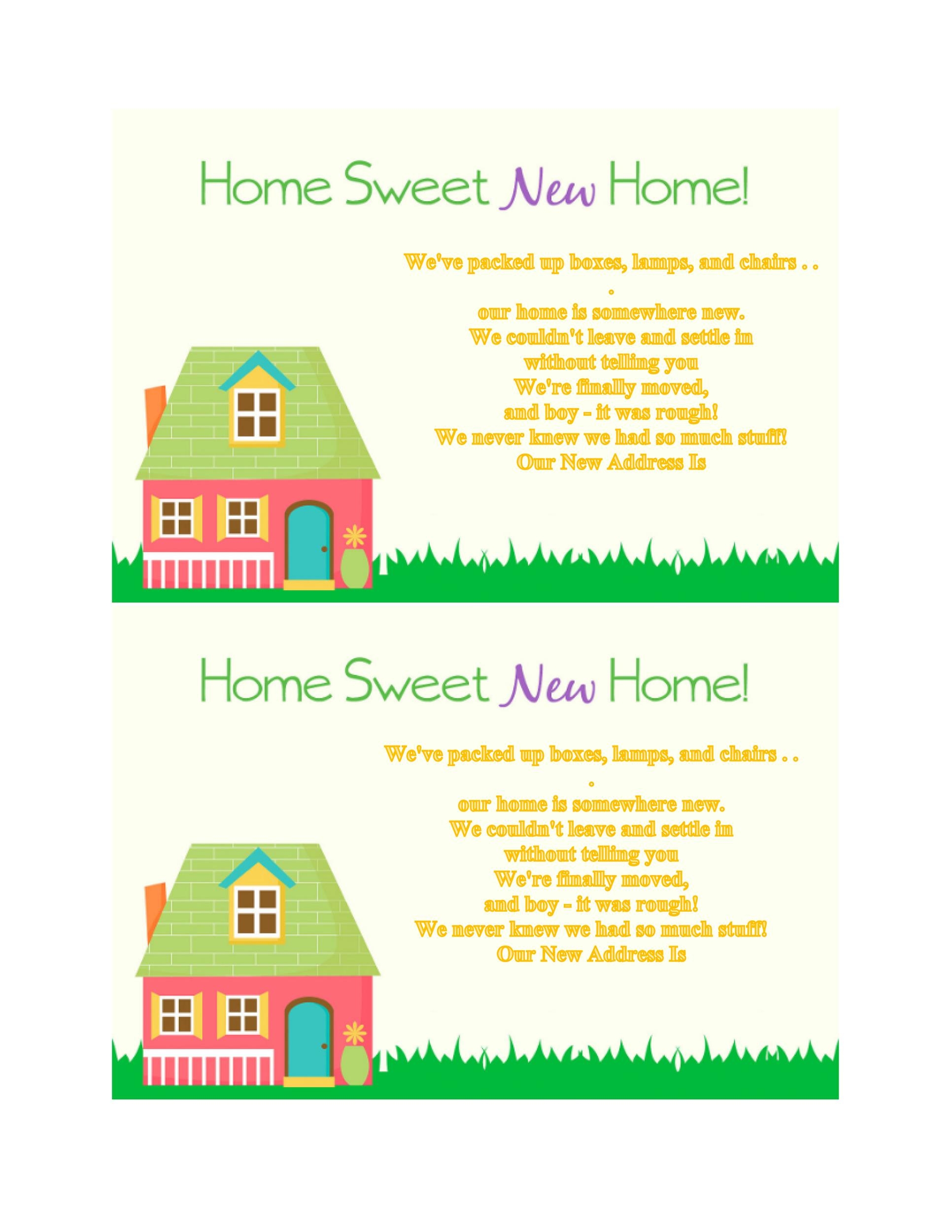 Printable Housewarming Cards Free Free Templates Printable