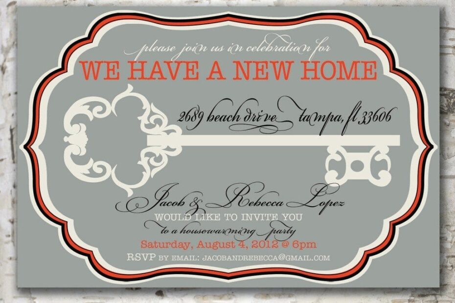 Printable Housewarming Party Invitations Free