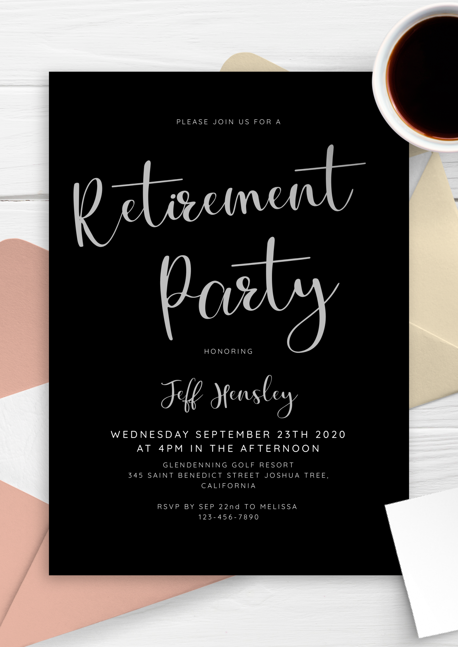 Printable Retirement Invitations Read iesanfelipe edu pe