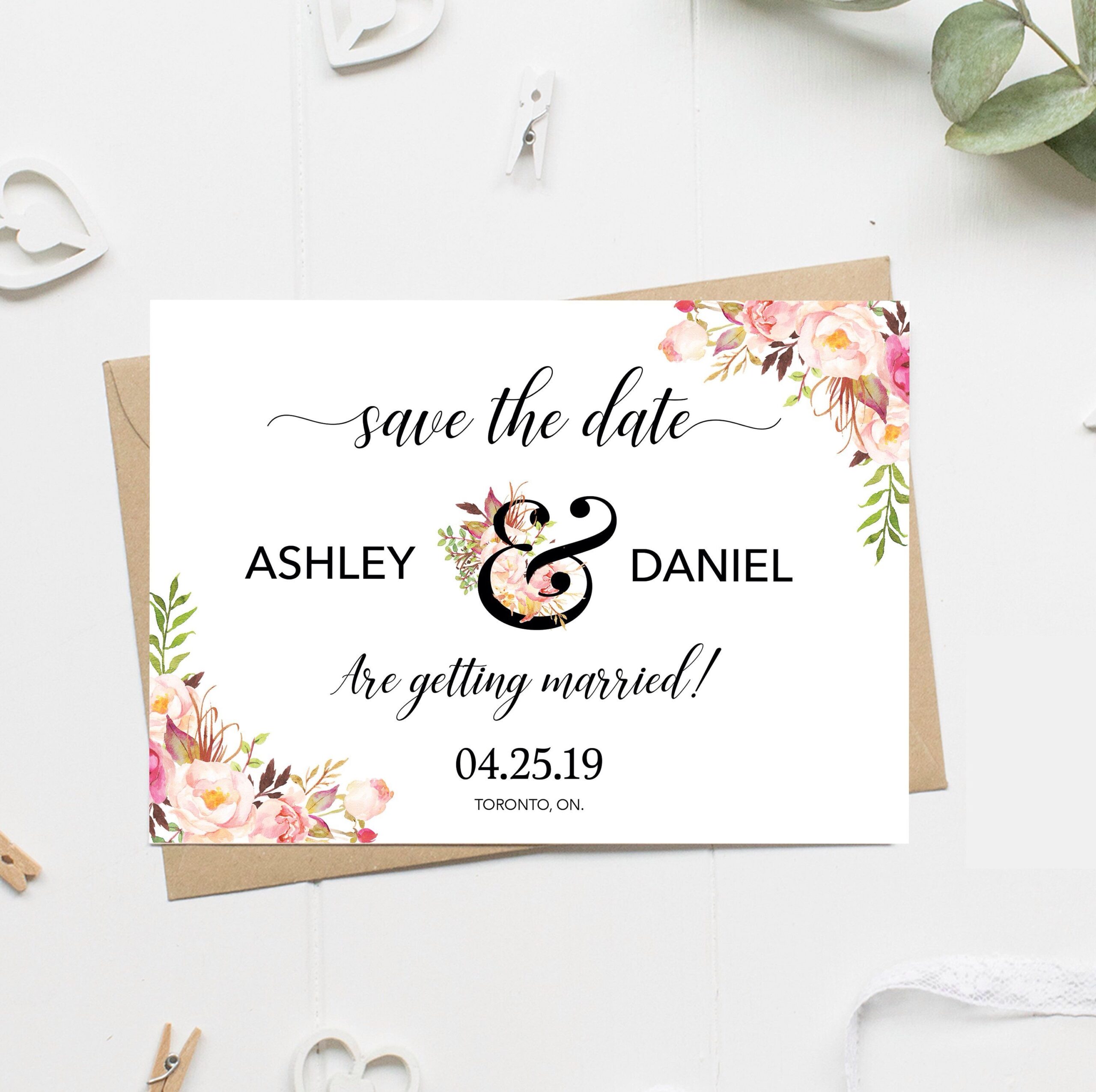 Printable Save The Date Cards Printable Save The Date Cards