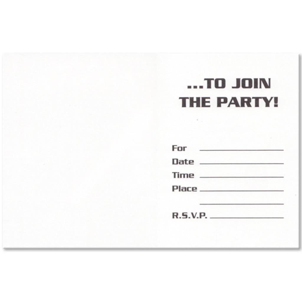 Star Wars Party Invitation Template Free
