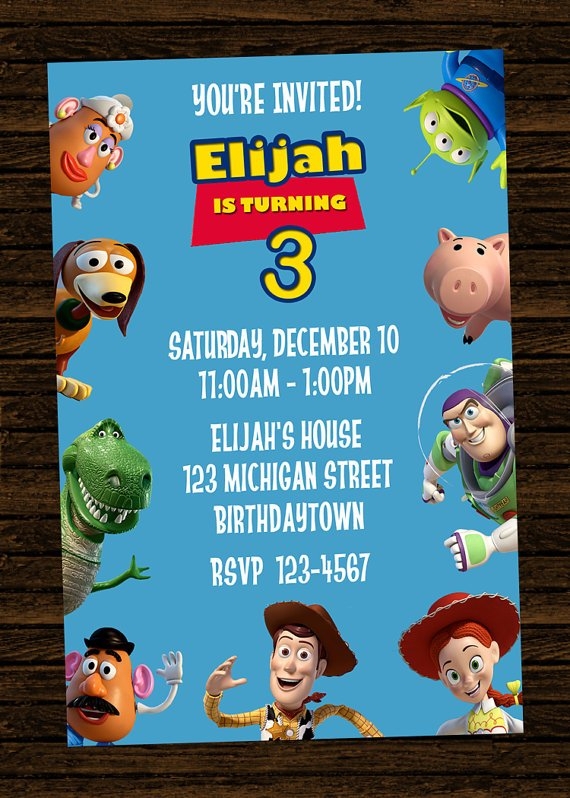 Toy Story Free Invitations Printable Free Templates Printable