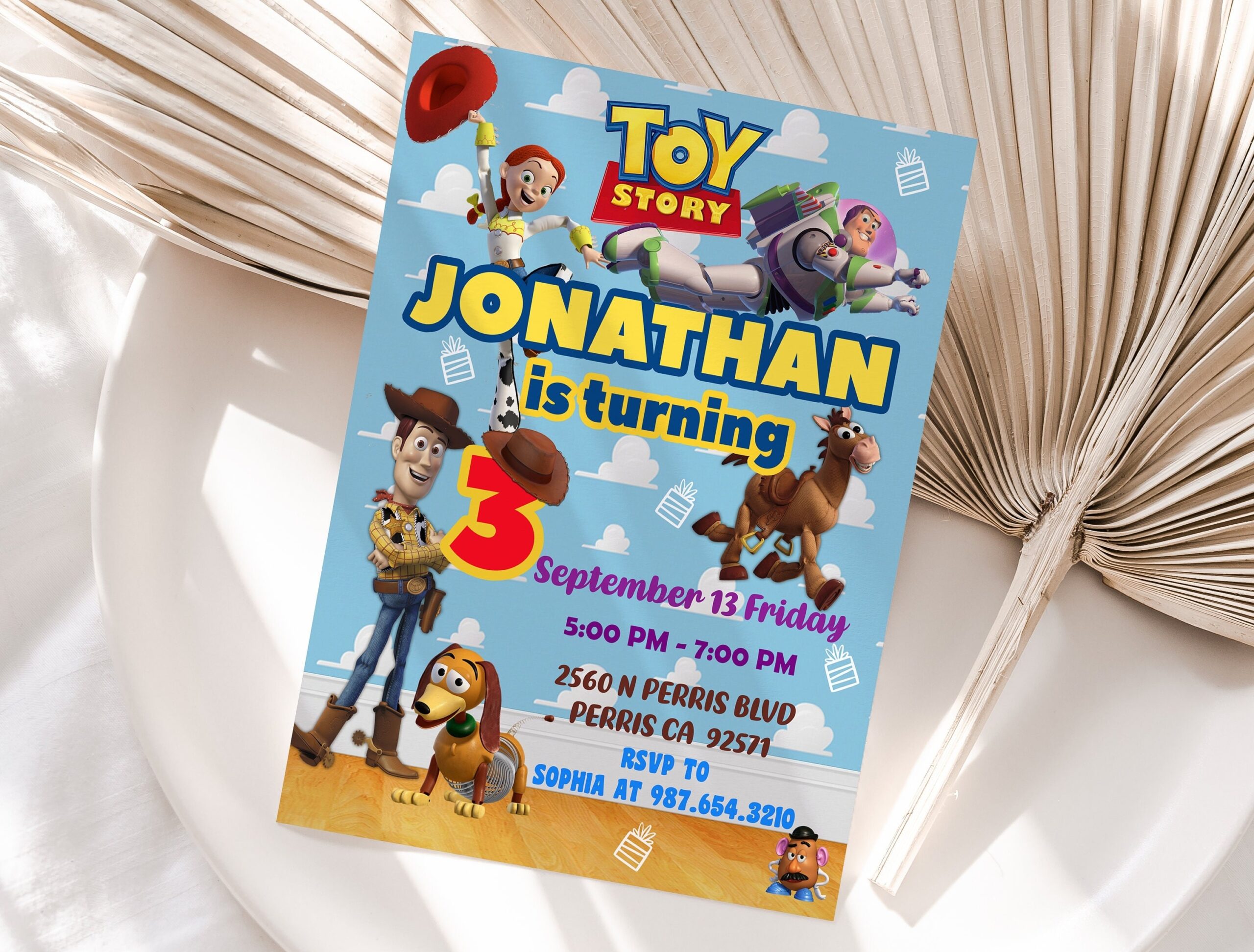 Toy Story Invitation Toy Story Party Invitation Toy Story Etsy The 